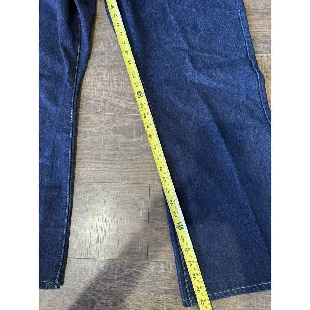 Levi's 517 Jeans Mens Size 44x30‎ Dark Blue Wash Denim Bootcut Western Cowboy